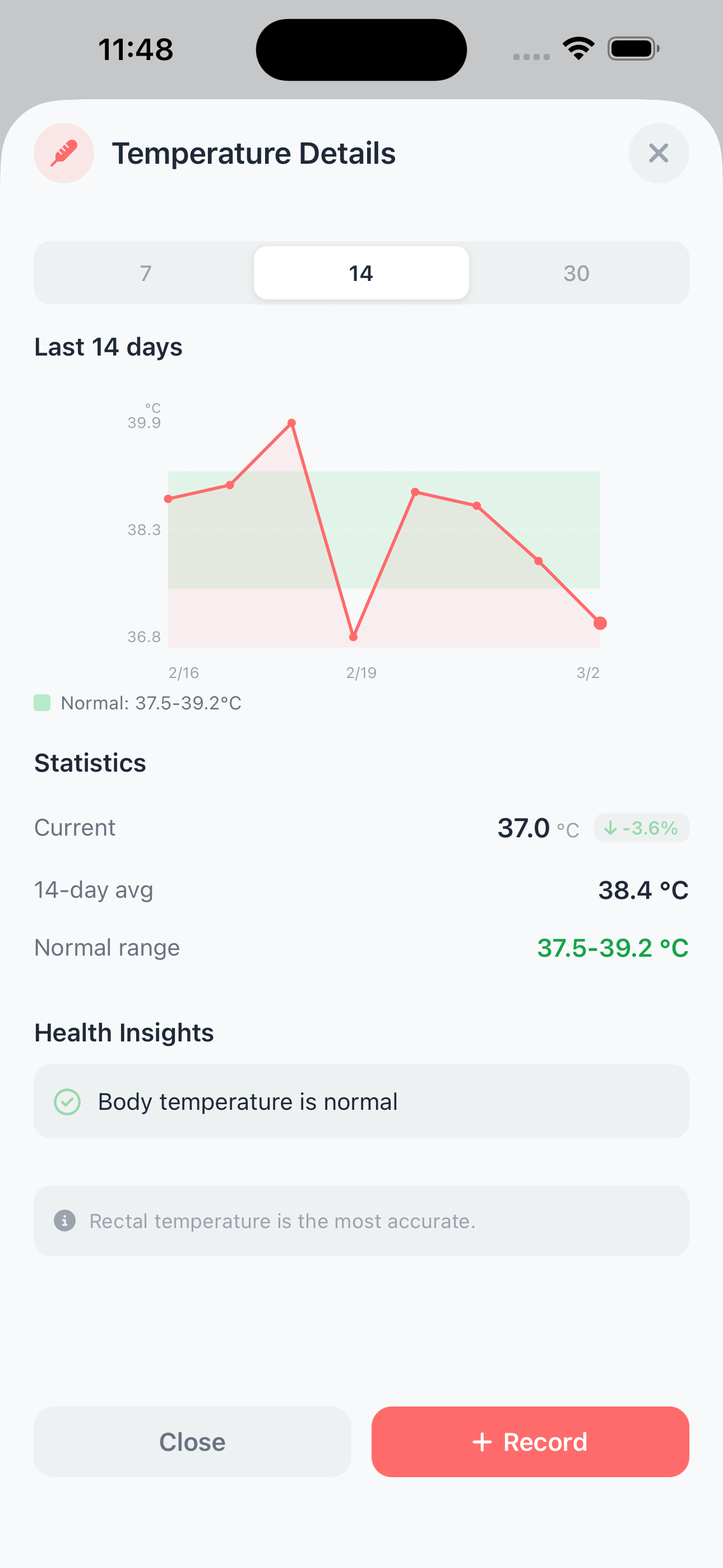 Widget screenshot